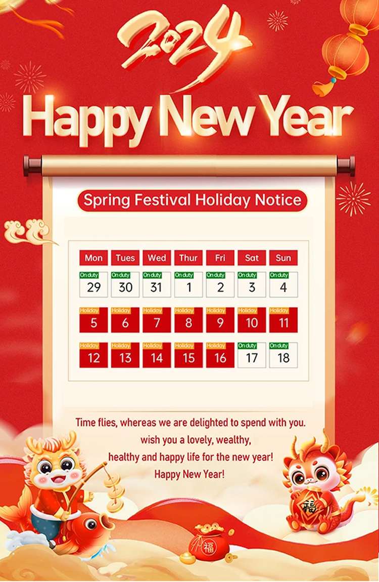 SinotrukGuinea 2024 Spring Festival Holiday Notice