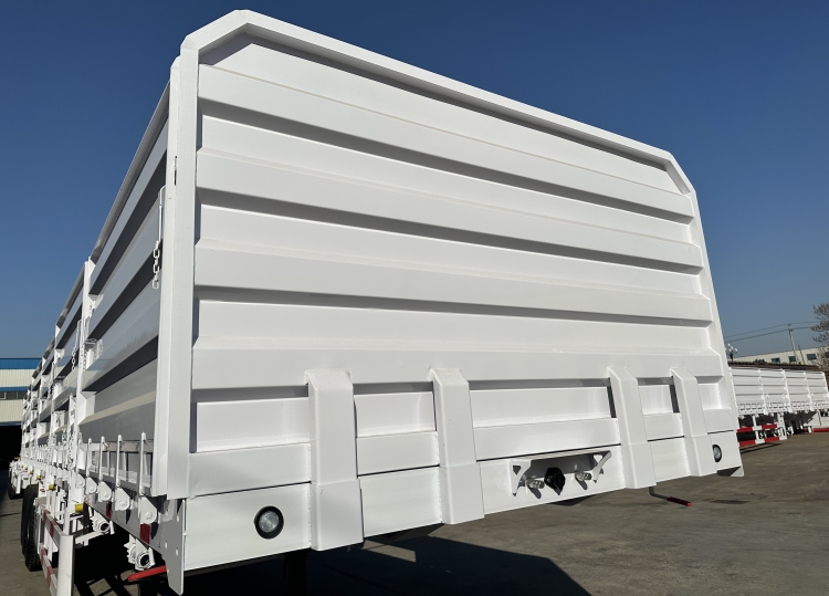 China 60 Ton Cargo Side Wall Semi Trailer for Sale in Mauritius