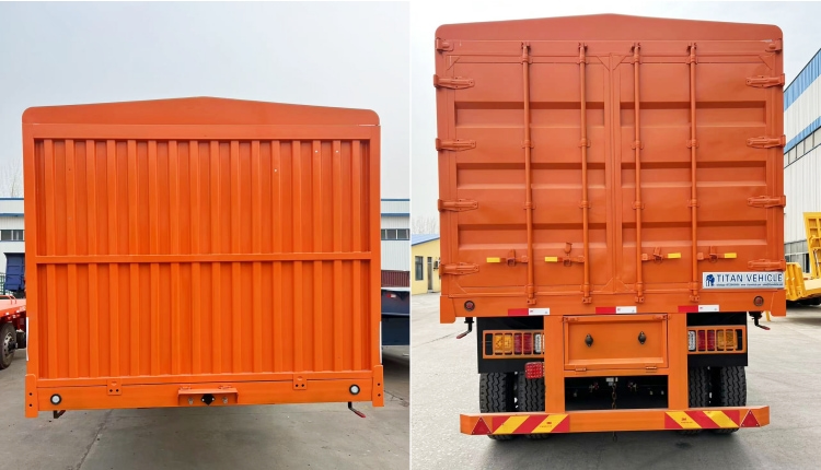 Fence Trailer for Sale in Mauritius | Cargo Fence Semi Trailer | Tri Axle Fence Trailer 50 Tons