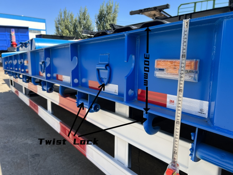 Tri Axle Low Loader Trailer for Sale in Mauritius | Heavy Load Low Loader Truck Trailer