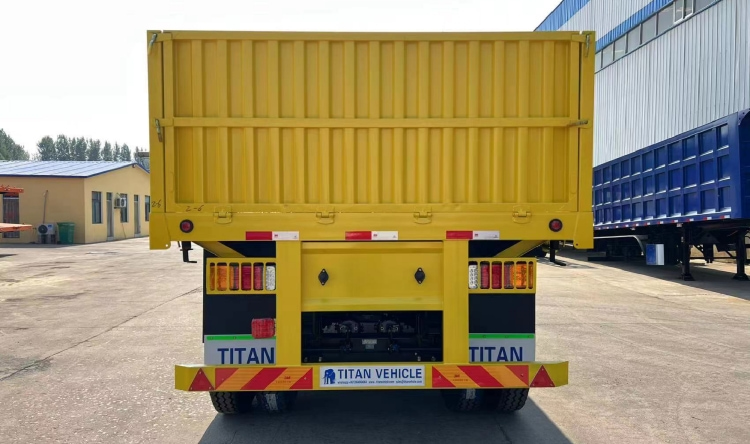 40 Ton Bulk Cargo Semi High Sided Drop Side Trailers for Sale in Mauritius