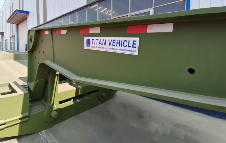 4 Axle 100 Ton Removable Gooseneck Lowboy Trailer for Sale in Mauritius