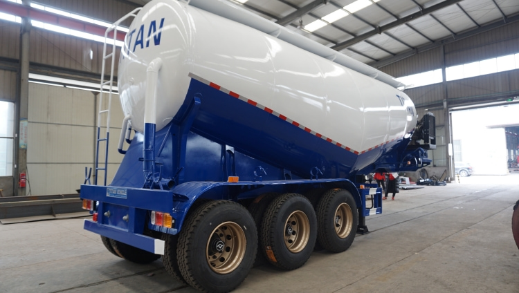 Bulk Cement Trailer for Sale in Mauritius | Cement Tanker Truck Price | Cement Silo Trailer