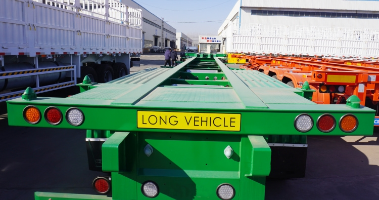 40 Ft Container Trailer for Sale in Mauritius | Container Chassis Trailer | CIMC Trailers