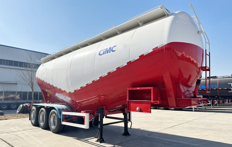 Cement Bulker Trailer for Sale in Mauritius | Bulk Cement Tanker for Sale | CIMC Tank