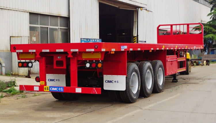 3 Axle Flatbed Trailer for Sale in Mauritius | 40 Ft Trailer for Sale | CIMC Vehicles Group