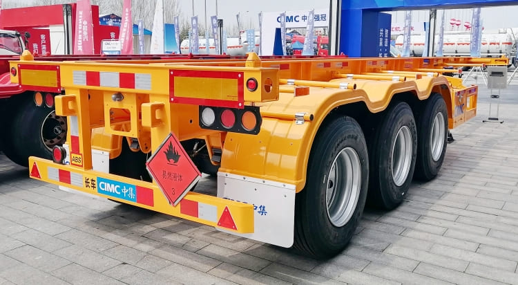 40ft Skeleton Trailer for Sale in Mauritius | Trailer Skeleton | CIMC Trailers China
