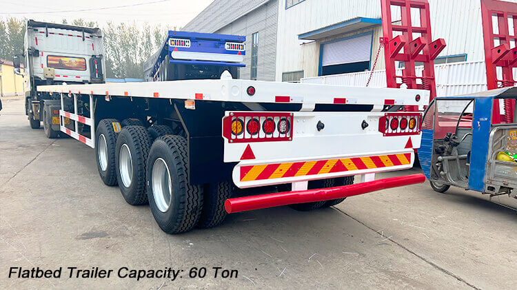 60 Ton 3 Axle Flatbed Trailer for Sale in Mauritius