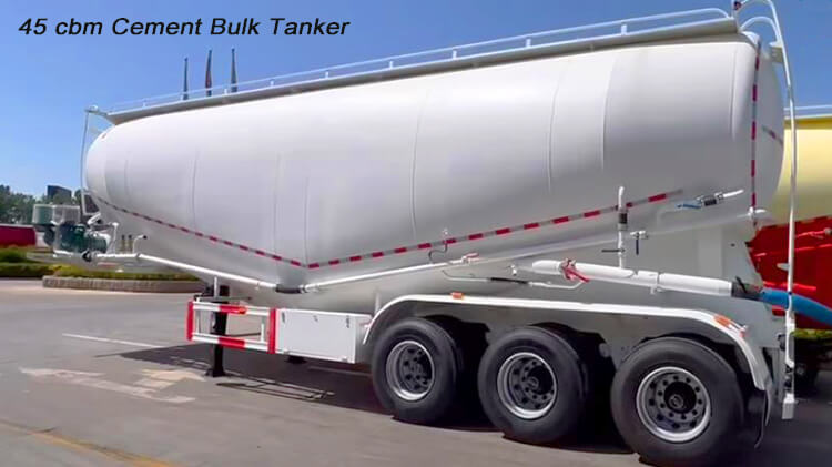 45 Cbm Bulk Cement Tanker for Sale Price in Mauritius