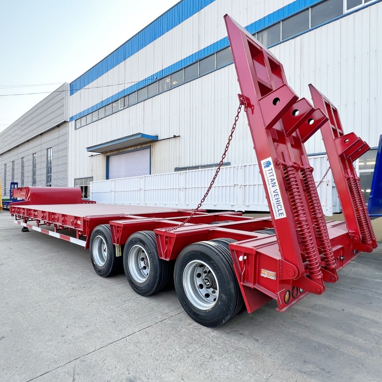 3 Line 6 Axles 130 Ton Low Bed Trailer