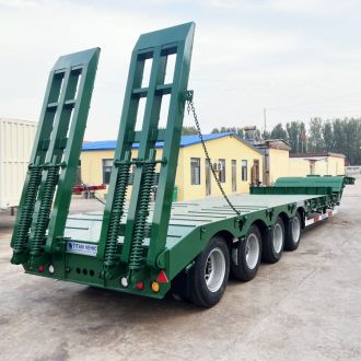 4 Axle 80 Ton Low Bed Trailer