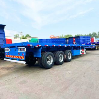 3 Axle Flat Bed Trailer
